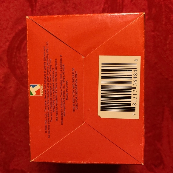 Jimmie Johnson NASCAR Trevco Christmas Ornament 2006 - Picture 3 of 8